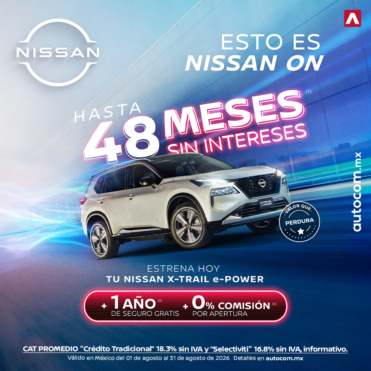 ESTRENA HOY TU NISSAN X-TRAIL E-POWER