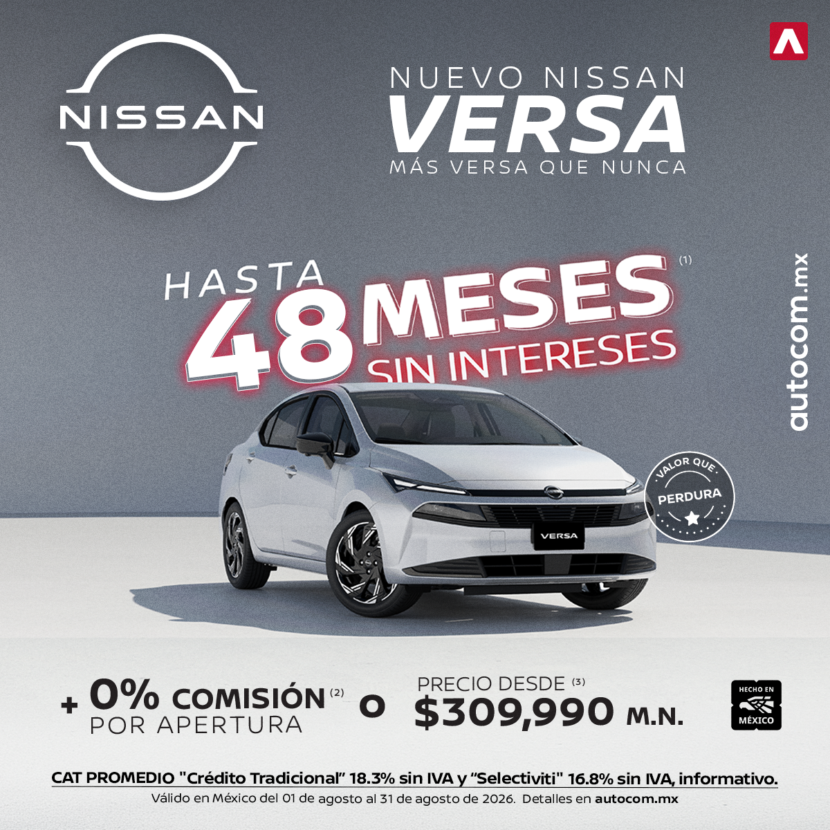 NUEVO NISSAN VERSA