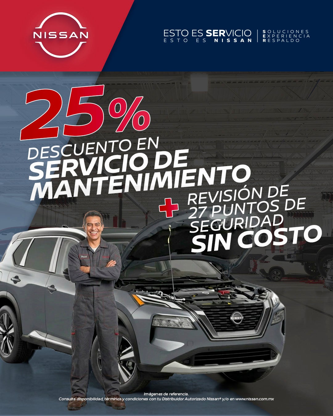 25% DESCUENTO EN SERVICIO DE MANTENIMIENTO