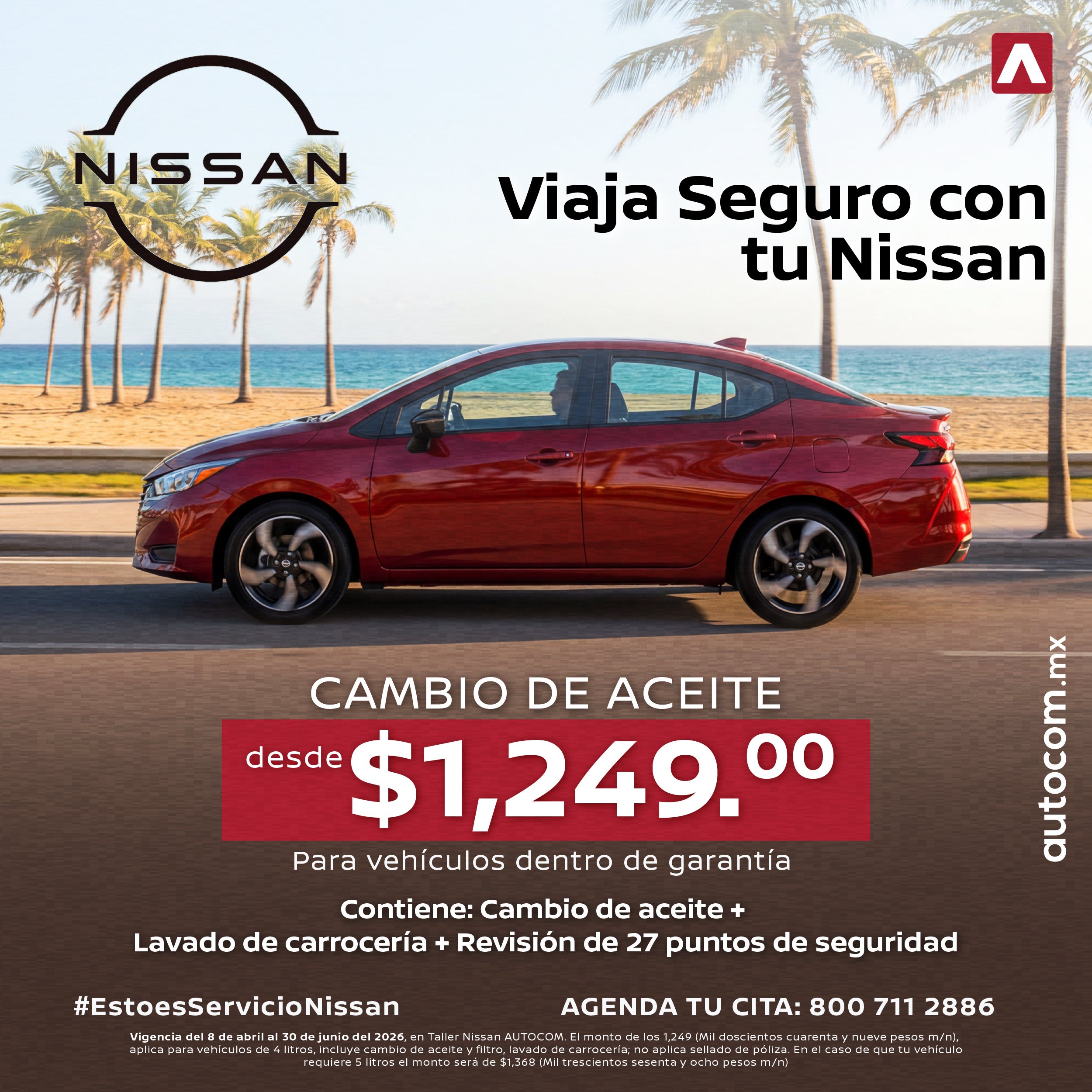 CAMBIO DE ACEITE DESDE $1,249 M.N.